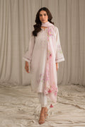 Sahar | Mirage Spring Luxury 24 | Slub Lawn 3 Piece (Embroidered) - House of Zarish