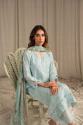 Sahar | Mirage Spring Luxury 24 | Slub Lawn 3 Piece (Embroidered) - House of Zarish