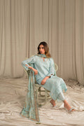 Sahar | Mirage Spring Luxury 24 | Slub Lawn 3 Piece (Embroidered) - House of Zarish