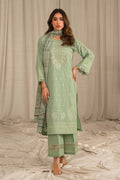 Sahar | Mirage Spring Luxury 24 | Textured Lawn 3 Piece (Embroidered) - House of Zarish