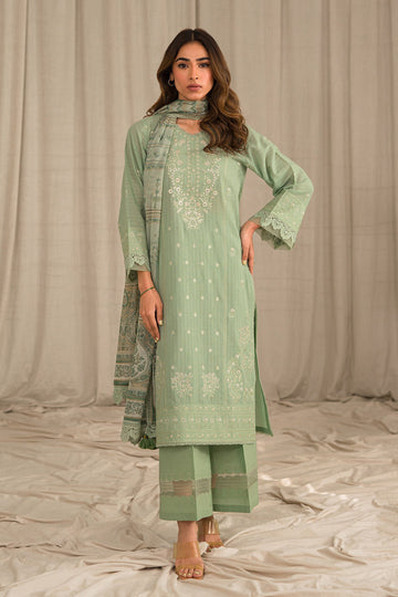 Sahar | Mirage Spring Luxury 24 | Textured Lawn 3 Piece (Embroidered) - House of Zarish