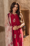 Sahar | Mirage Spring Luxury 24 | Slub Lawn 3 Piece (Embroidered) - House of Zarish