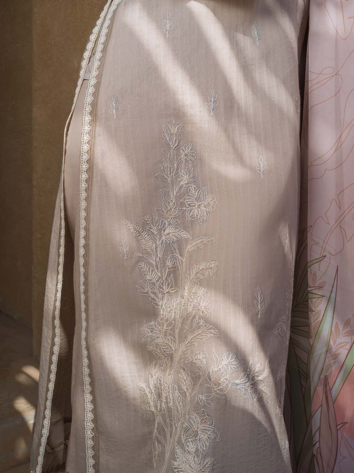 Sahar | Mirage Spring Luxury 24 | Textured Lawn 3 Piece (Embroidered) - House of Zarish