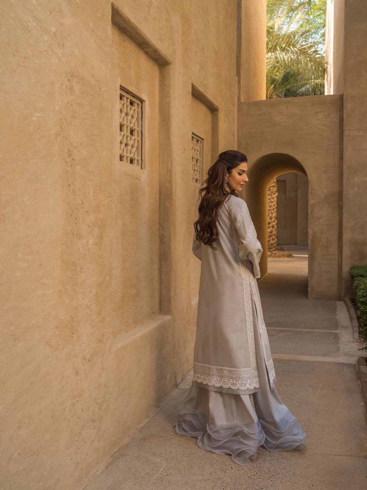 Sahar | Mirage Spring Luxury 24 | Chikankari 3 Piece - House of Zarish