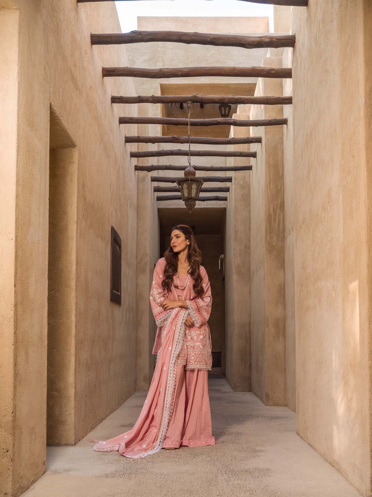 Sahar | Mirage Spring Luxury 24 | Chikankari 3 Piece - House of Zarish