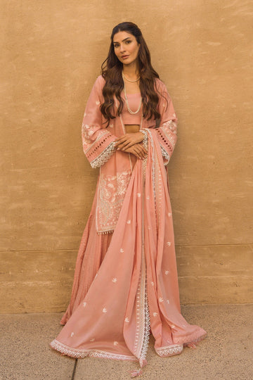 Sahar | Mirage Spring Luxury 24 | Chikankari 3 Piece - House of Zarish