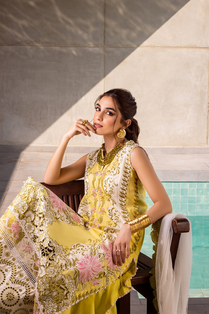 Saira Rizwan | Luxury Lawn 24 | TIFFANY - SRLL24-03 - House Of Anaya