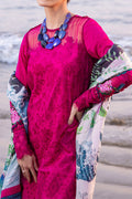 Saira Rizwan | Luxury Lawn 24 | DAMASK - SRLL24-08 - House Of Anaya