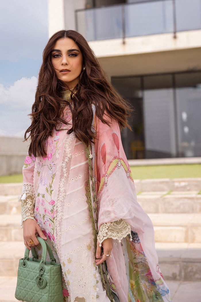 Saira Rizwan | Luxury Lawn 24 | LAUREL - SRLL24-01 - House Of Anaya