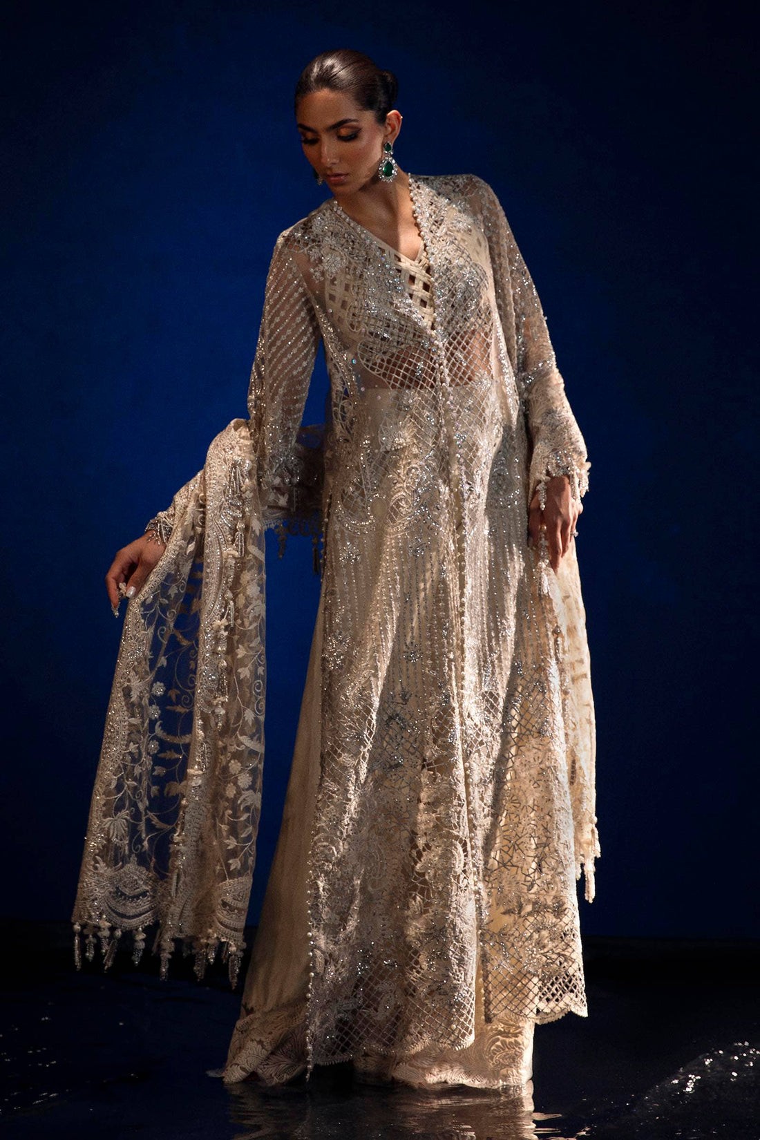 Sana Safinaz | Nura Festive 24 | N241-001-3CT - House Of Anaya