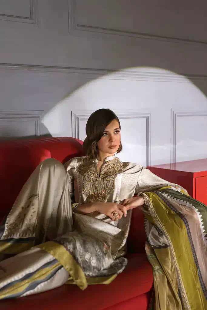 Sobia Nazir | Silk Collection 23 | 01 - House Of Anaya