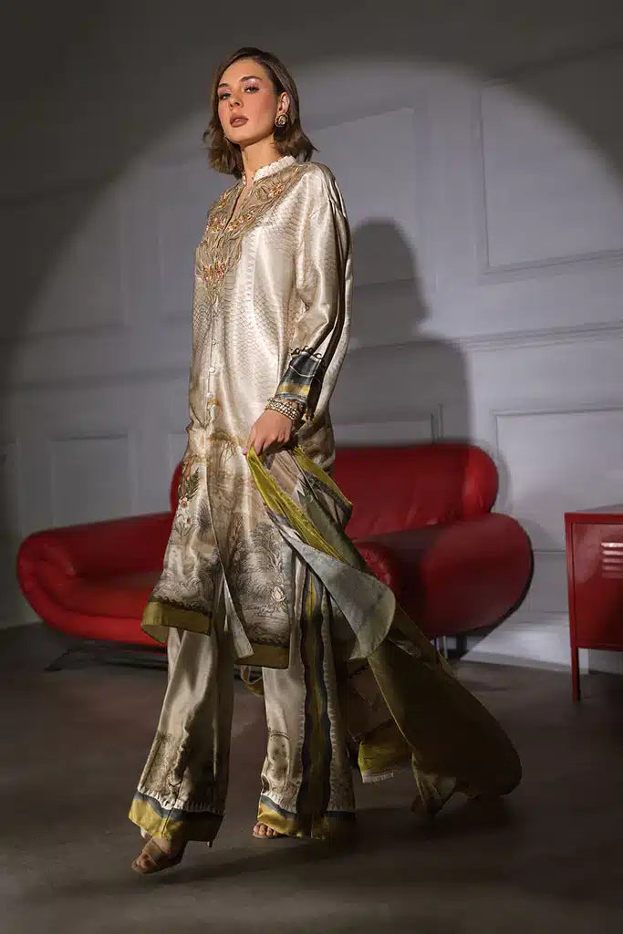 Sobia Nazir | Silk Collection 23 | 01 - House Of Anaya