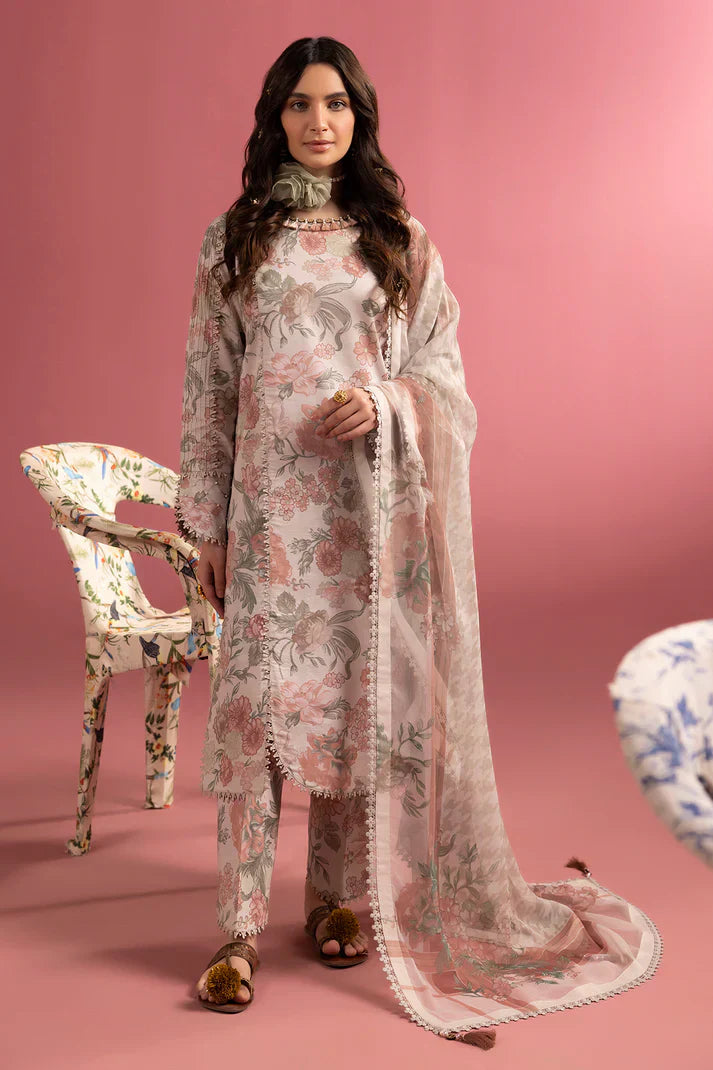 Alizeh | Sheen Lawn Prints 24 | Sunset Blush - House Of Anaya