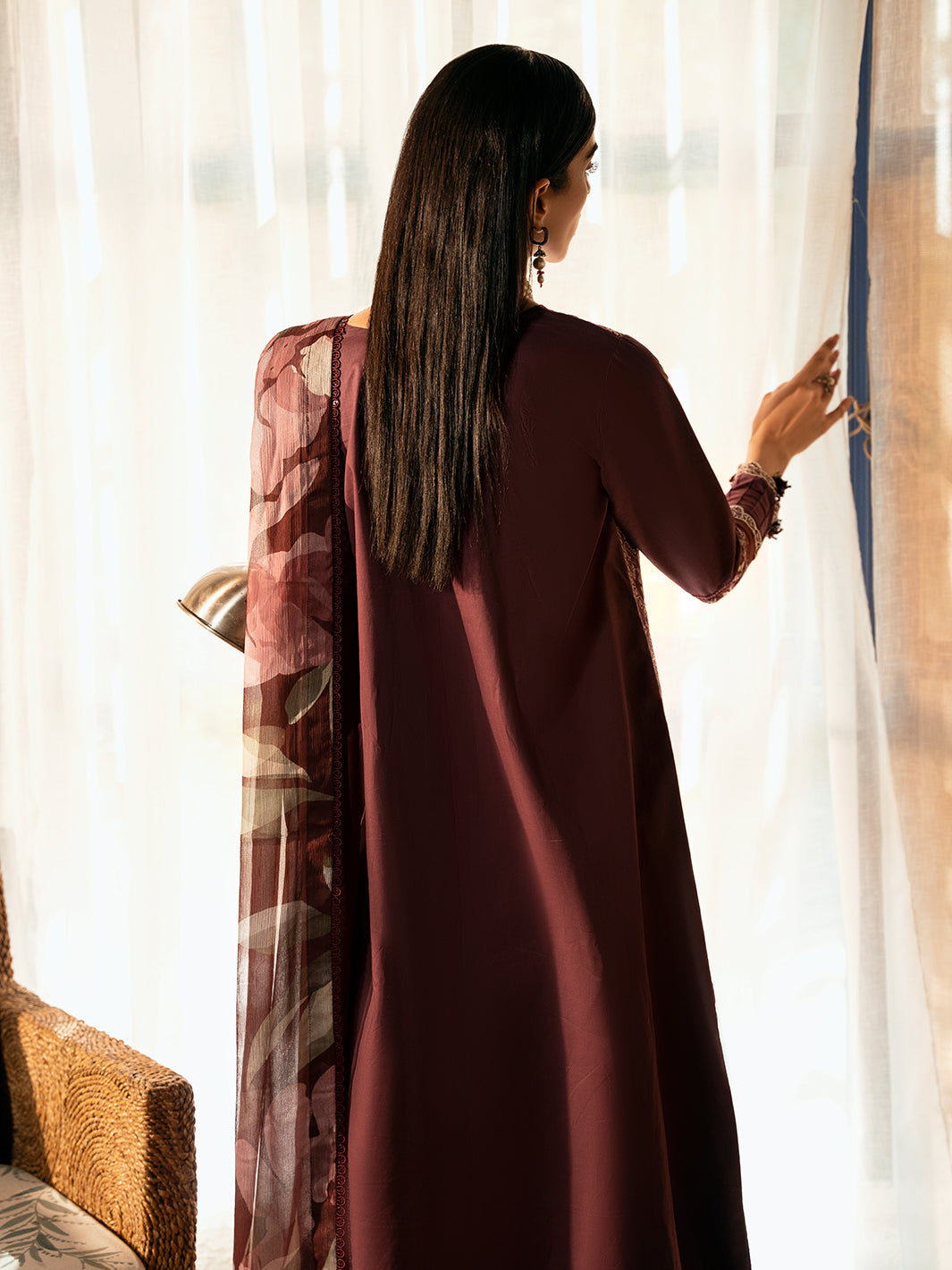 Izel | Dastak Luxury Lawn | TABEER - House Of Anaya