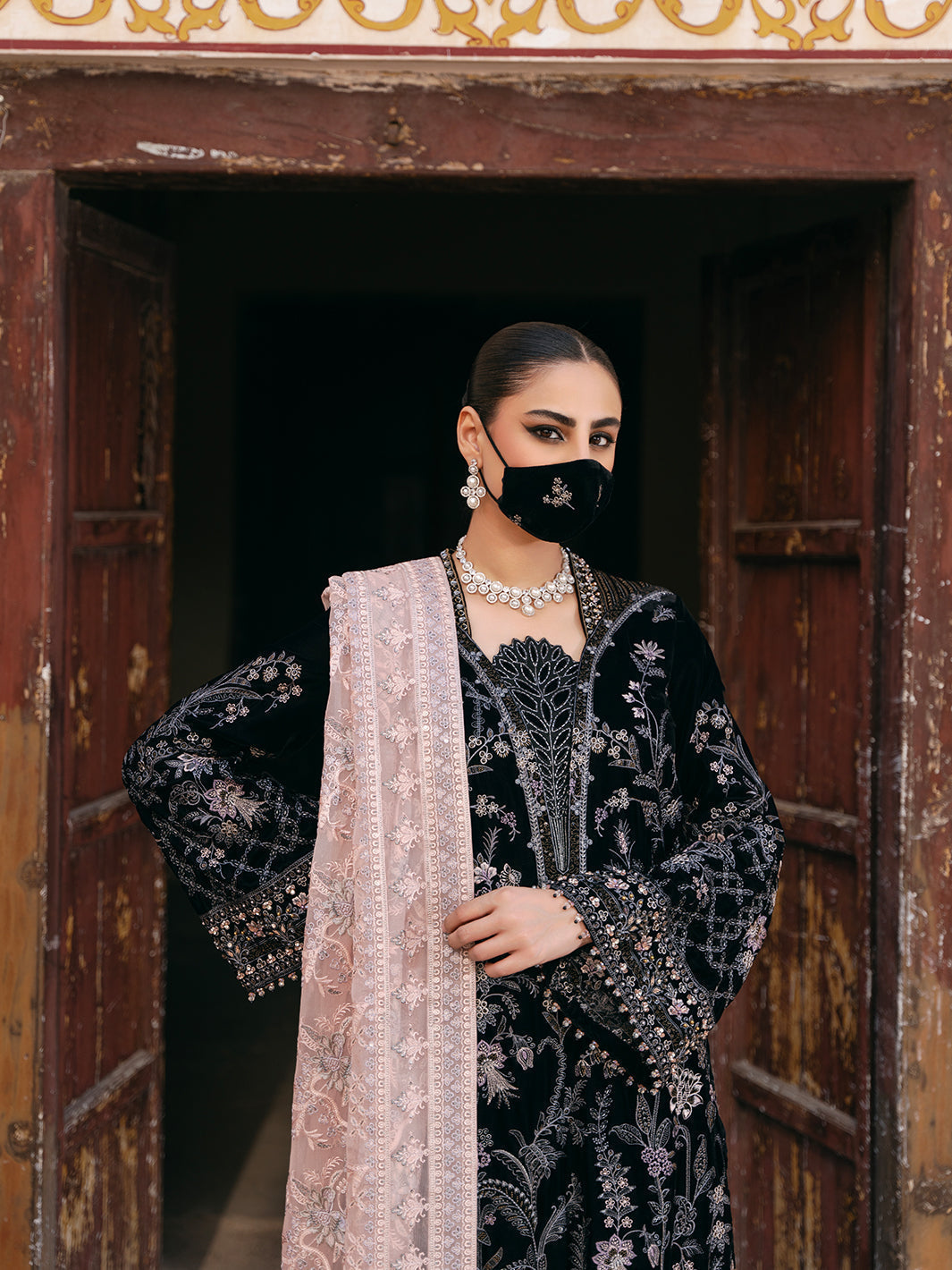 Flossie | Siara Velvet Formals | V-103 - A - House Of Hania