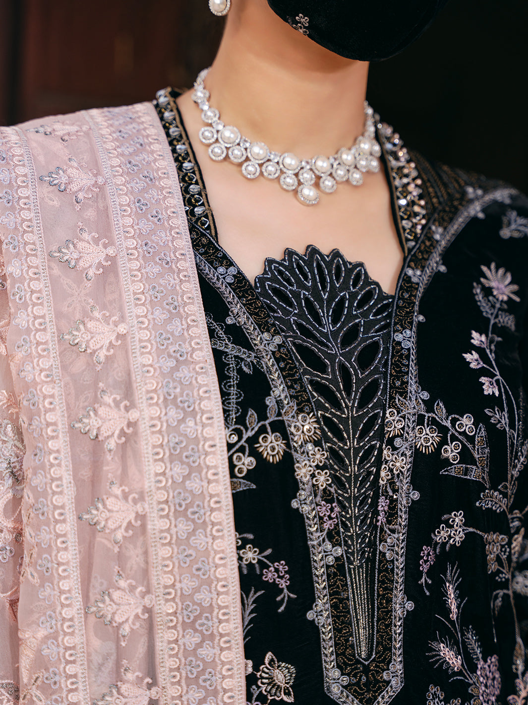 Flossie | Siara Velvet Formals | V-103 - A - House Of Hania