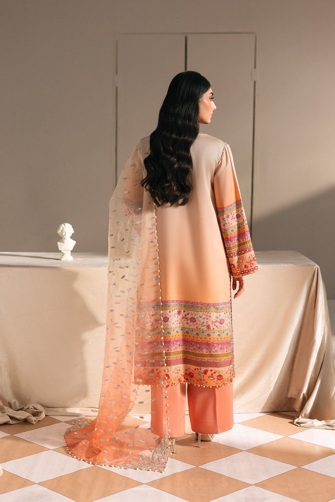 Afrozeh | Silk Muse 26 | Pearl Draped - Image 1