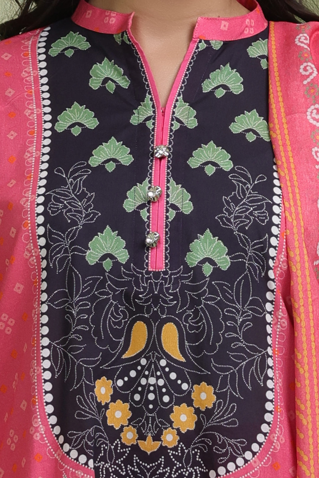 Zellbury | Unstitched 2 Piece Lawn | Embroidered Shirt Dupatta - 1171 - House Of Zarish