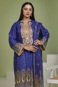 Zellbury | Unstitched 2 Piece Lawn | Embroidered Shirt Dupatta - 1688 - House Of Zarish