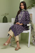 Zellbury | Unstitched 2 Piece Lawn | Embroidered Shirt Dupatta - 1695 - Libasekhas