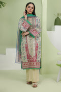 Zellbury | Unstitched 2 Piece Lawn | Embroidered Shirt Dupatta - 1714 - House Of Zarish