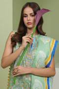 Zellbury | Unstitched 3 Piece Lawn | Shirt Shalwar Dupatta - 1419 - House Of Zarish