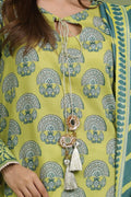 Zellbury | Unstitched 3 Piece Lawn | Shirt Shalwar Dupatta - 1720 - Libasekhas