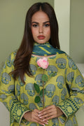 Zellbury | Unstitched 3 Piece Lawn | Shirt Shalwar Dupatta - 1720 - House Of Zarish