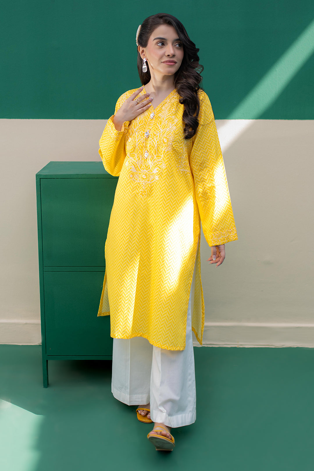 Zellbury | Summer Pret | Embroidered Kurta - 2895 - House Of Zarish