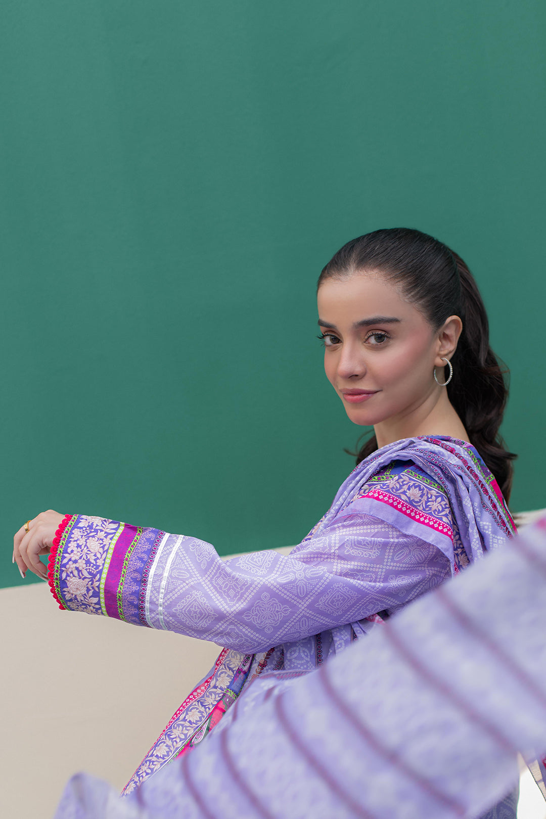 Zellbury | Summer Pret | Kurta Dupatta Trouser - 2828 - Libasekhas