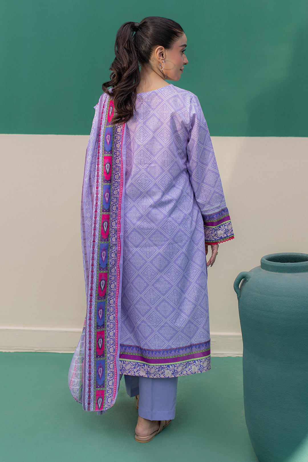 Zellbury | Summer Pret | Kurta Dupatta Trouser - 2828 - House Of Zarish