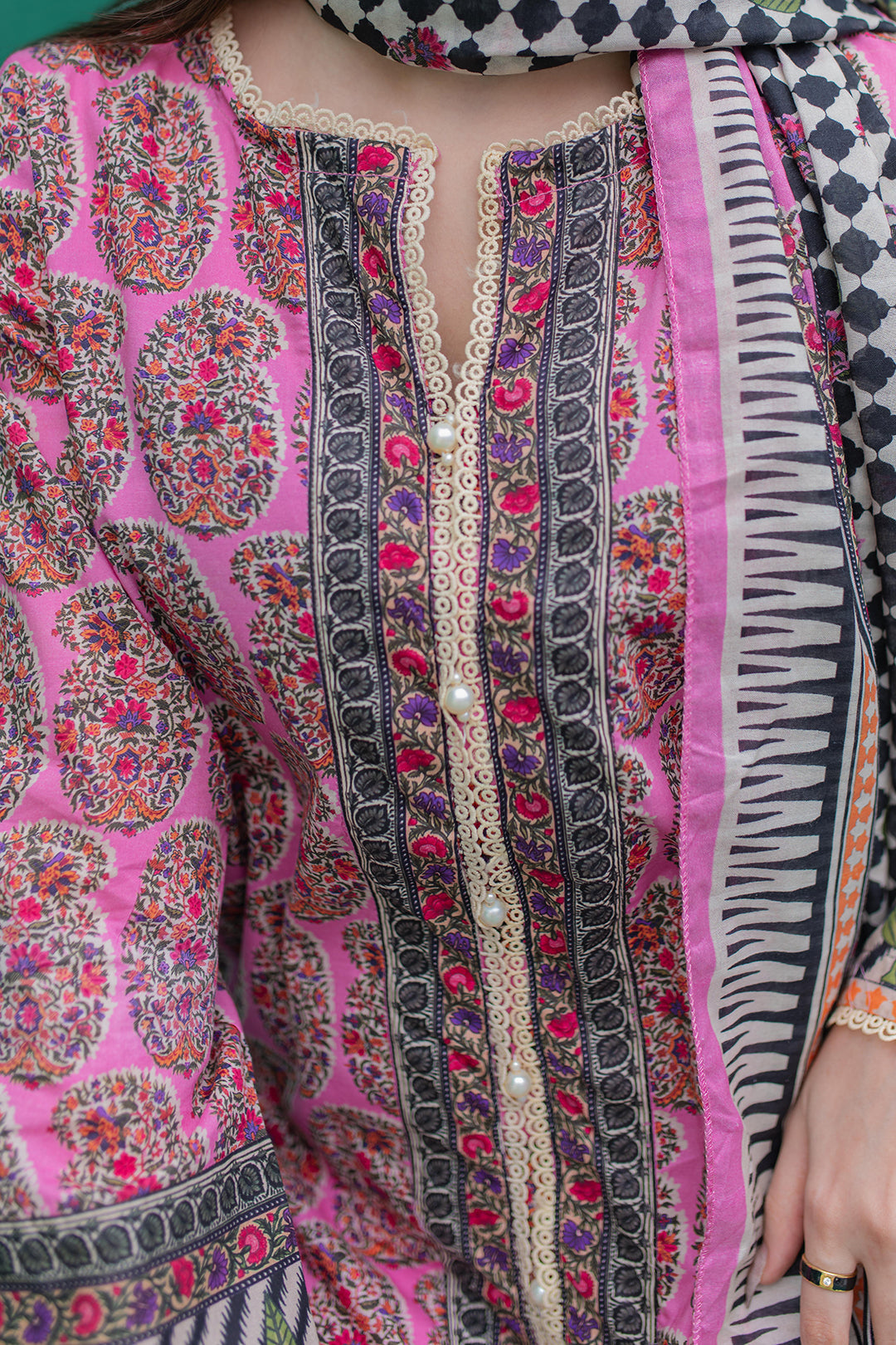 Zellbury | Summer Pret | Kurta Dupatta Trouser - 2830 - House Of Zarish