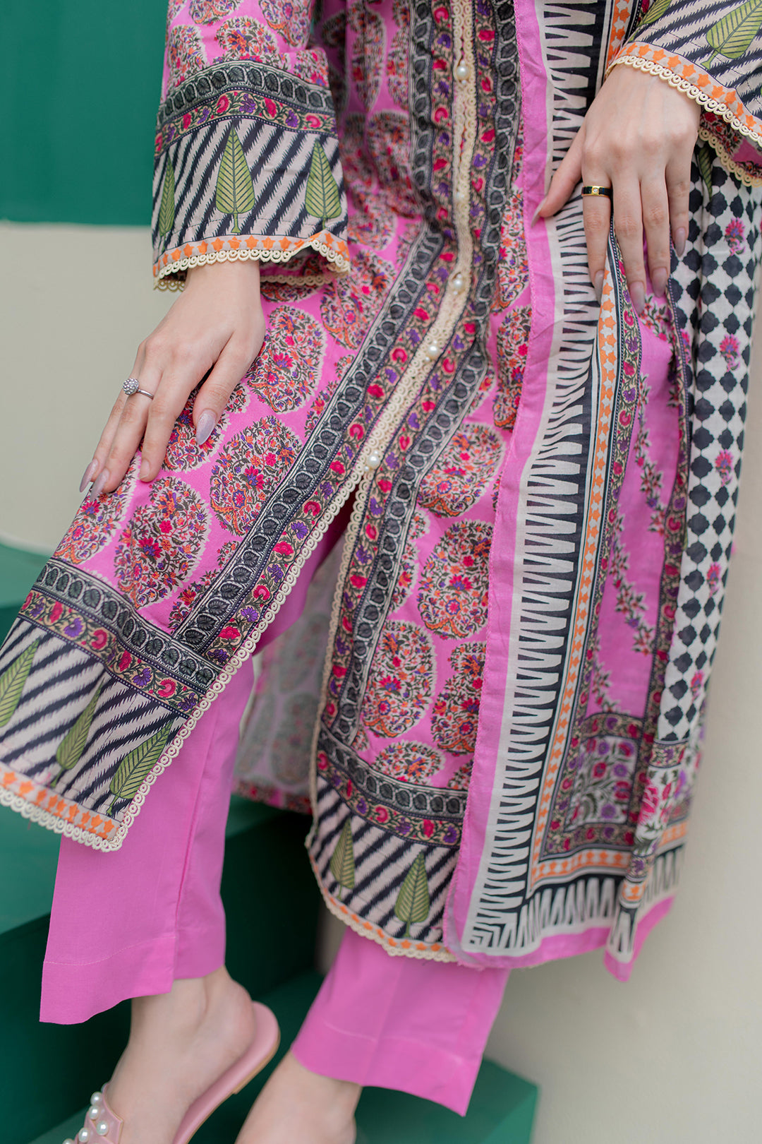 Zellbury | Summer Pret | Kurta Dupatta Trouser - 2830 - House Of Zarish
