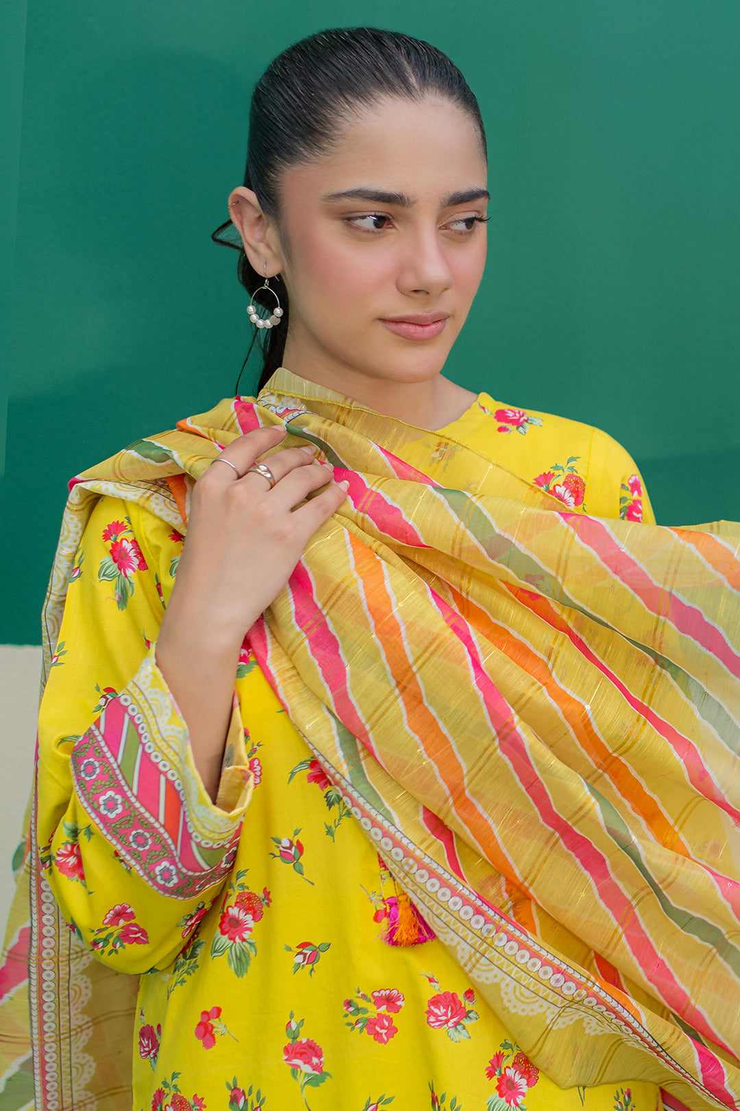 Zellbury | Summer Pret | Kurta Dupatta Trouser - 2111 - Libasekhas