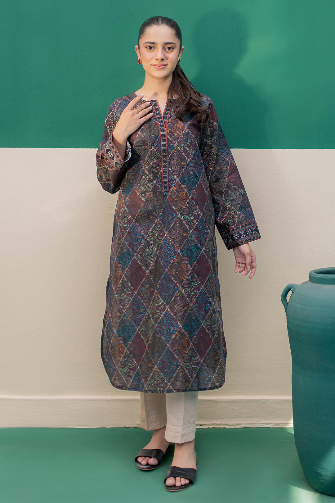 Zellbury | Winter Pret | Kurta - 3042 - House Of Zarish
