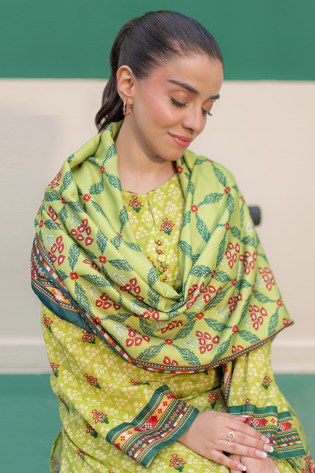 Zellbury | Winter Pret | Kurta Shawl Trouser - 2943 - House Of Zarish