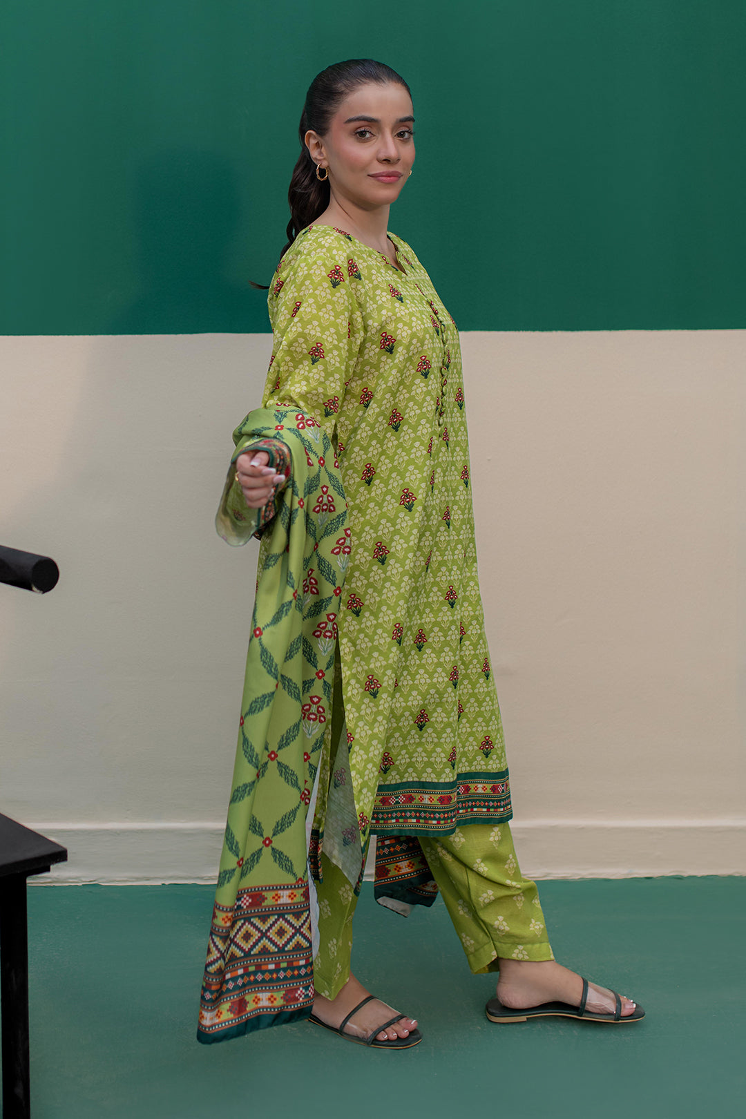 Zellbury | Winter Pret | Kurta Shawl Trouser - 2943 - House Of Zarish