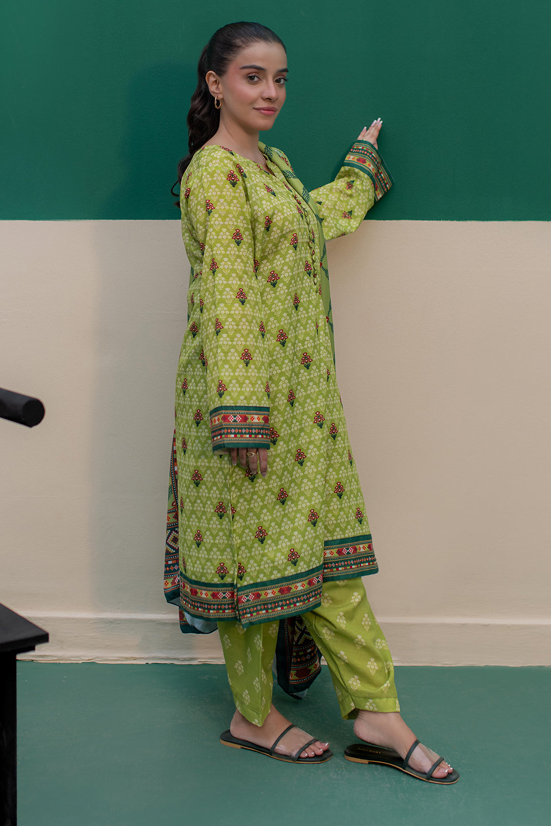 Zellbury | Winter Pret | Kurta Shawl Trouser - 2943 - House Of Zarish