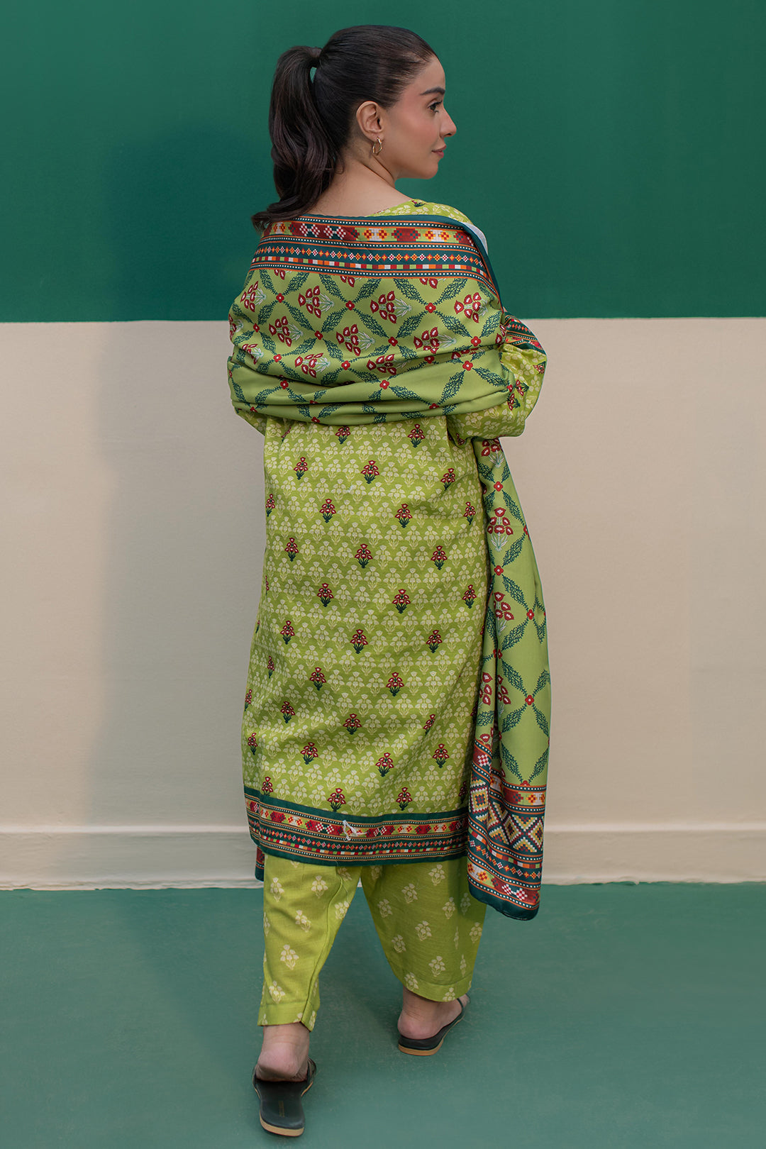 Zellbury | Winter Pret | Kurta Shawl Trouser - 2943 - House Of Zarish