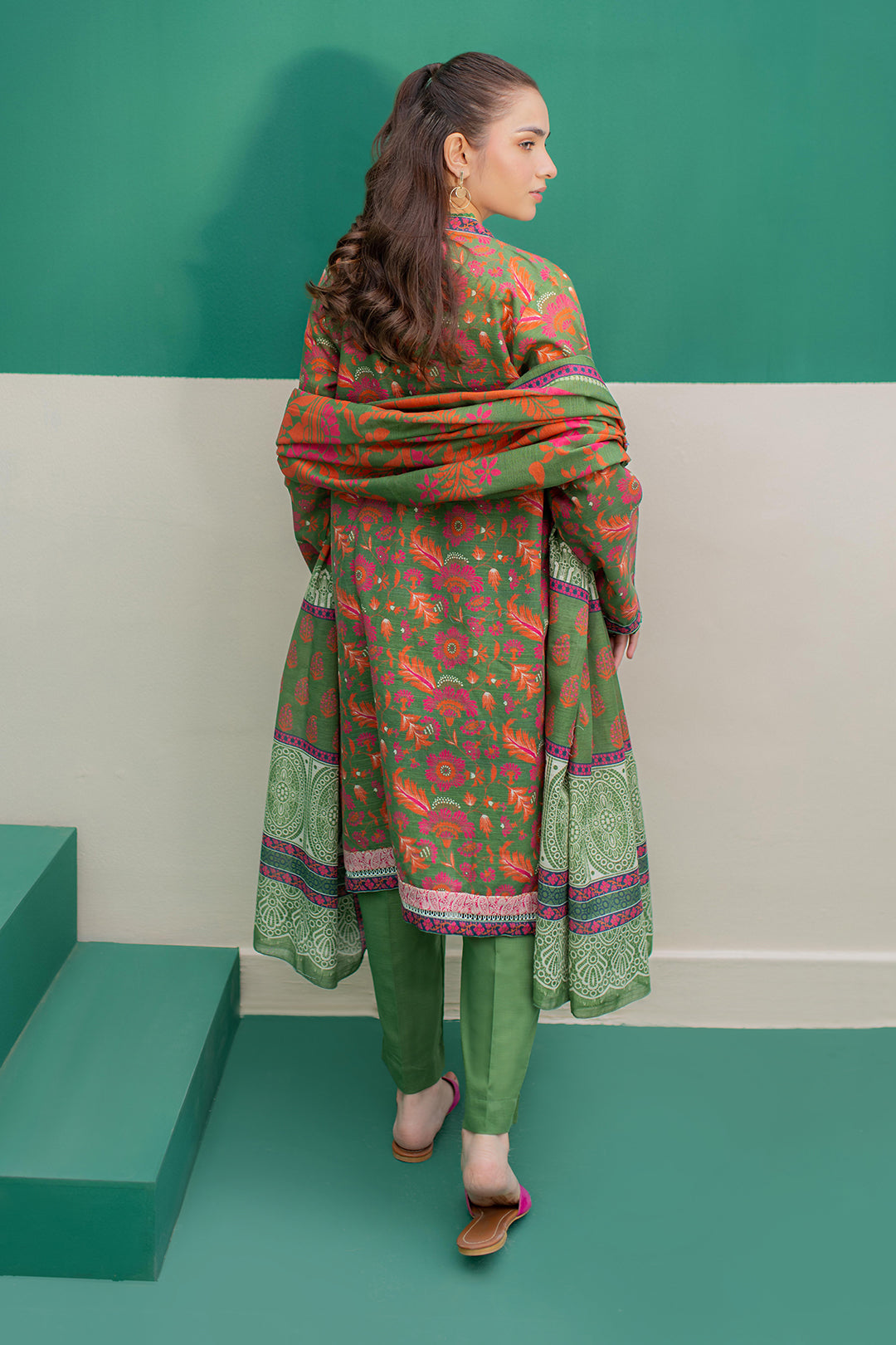 Zellbury | Winter Pret | Kurta Dupatta Trouser - 3088 - House Of Zarish