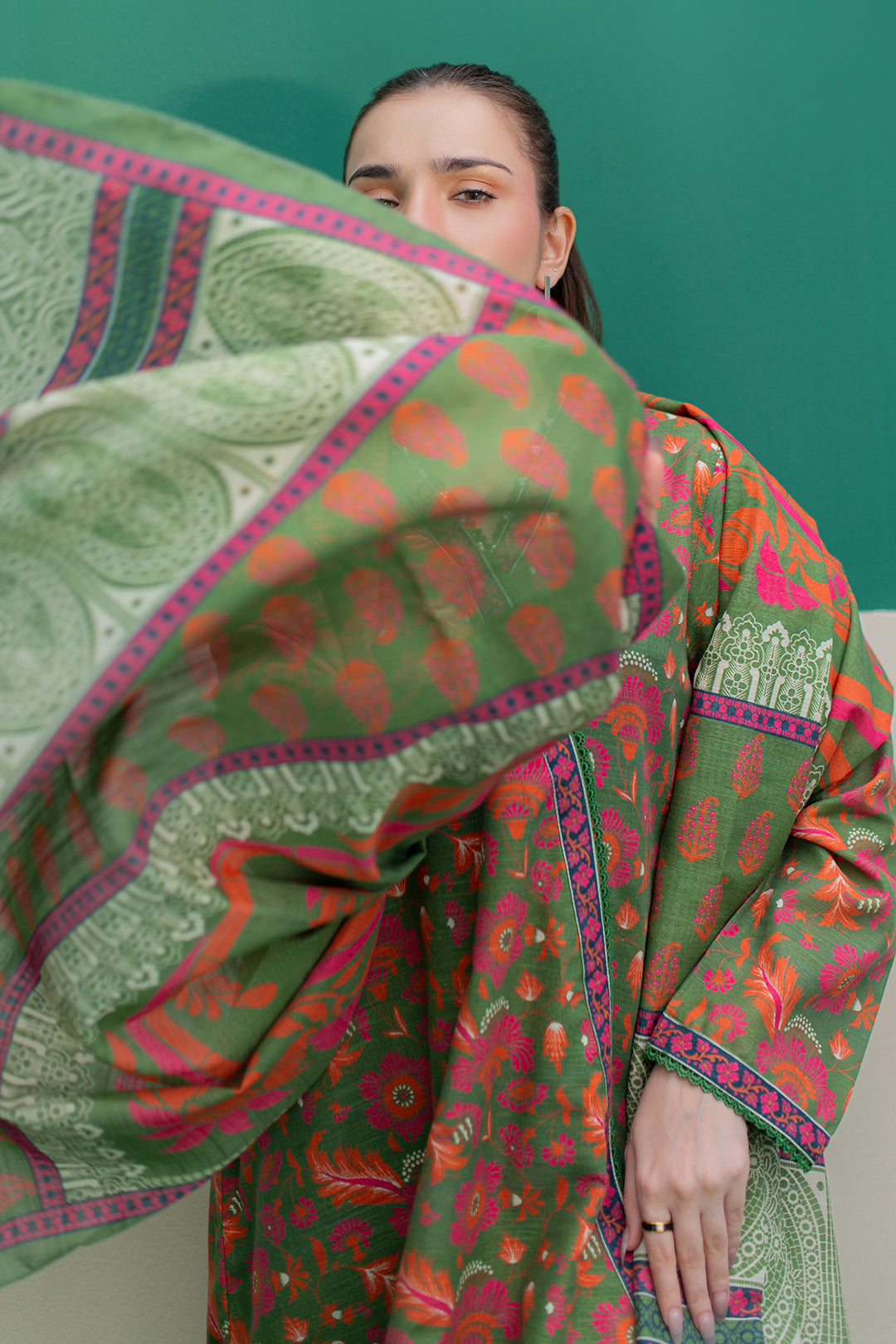 Zellbury | Winter Pret | Kurta Dupatta Trouser - 3088 - House Of Zarish