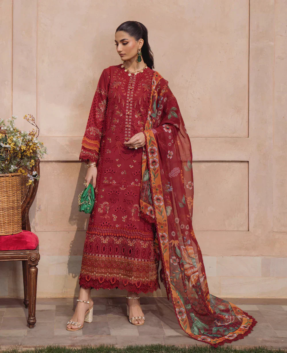 Xenia Formals | Lawn Collection 24 | Zeba - House Of Anaya