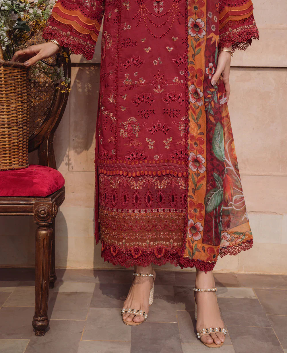Xenia Formals | Lawn Collection 24 | Zeba - House Of Anaya