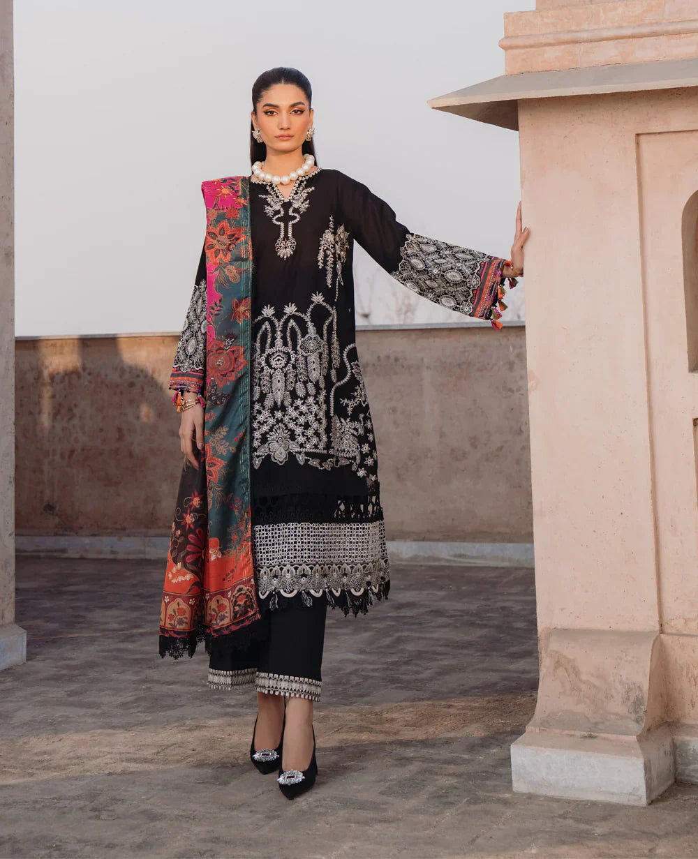 Xenia Formals | Lawn Collection 24 | Adan - House Of Anaya