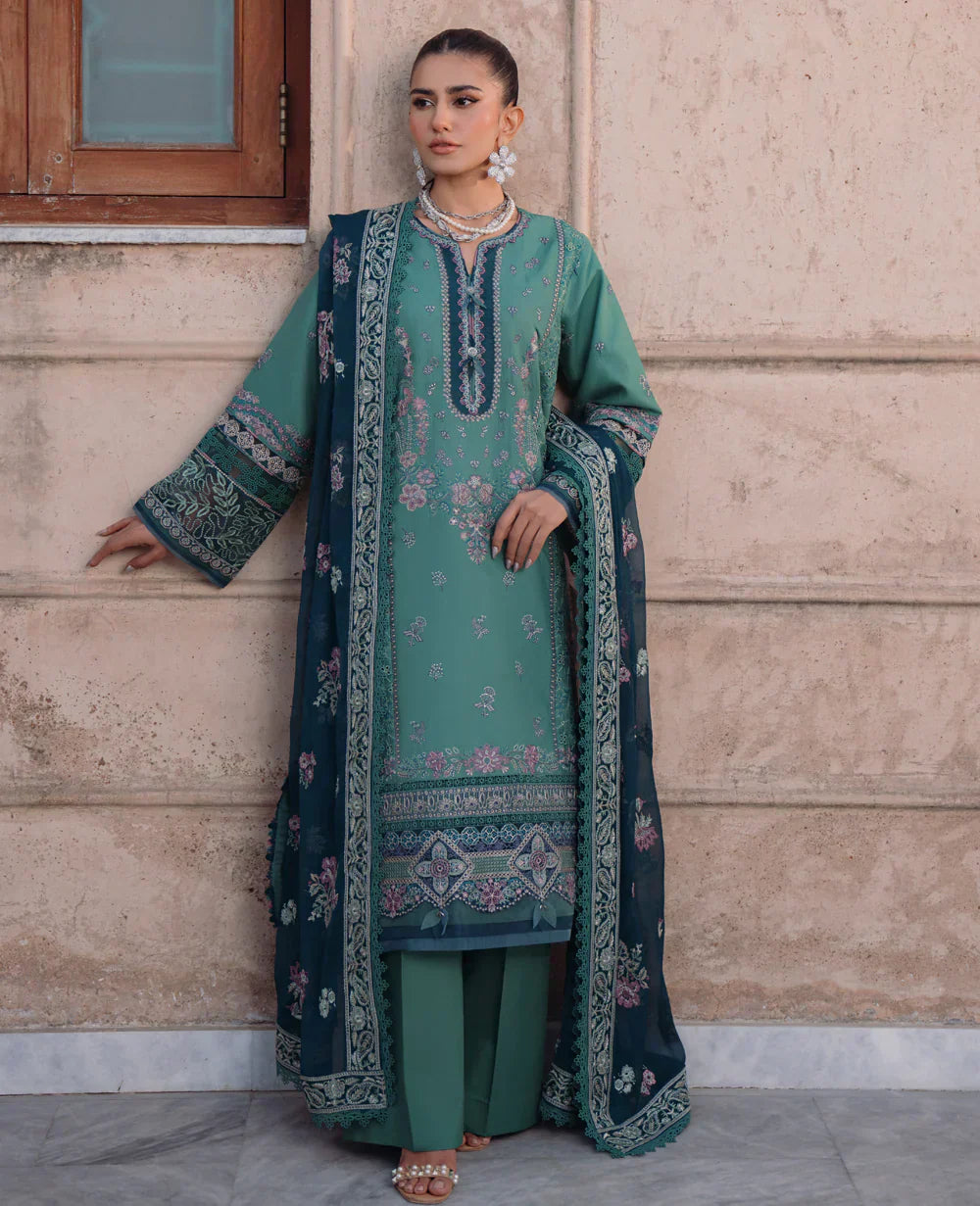 Xenia Formals | Lawn Collection 24 | Zevah - House Of Anaya