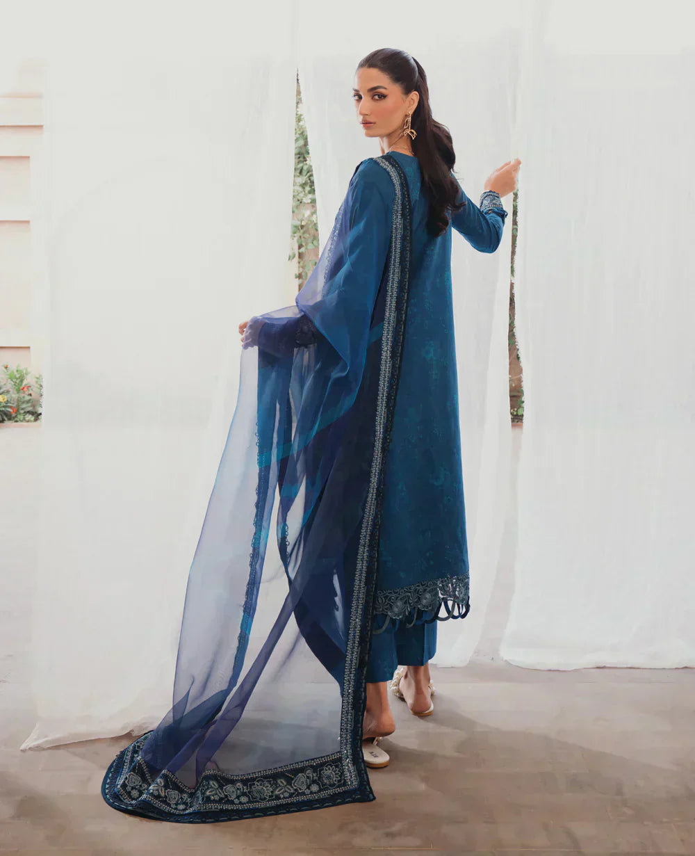 Xenia Formals | Lawn Collection 24 | Taslima - House Of Anaya