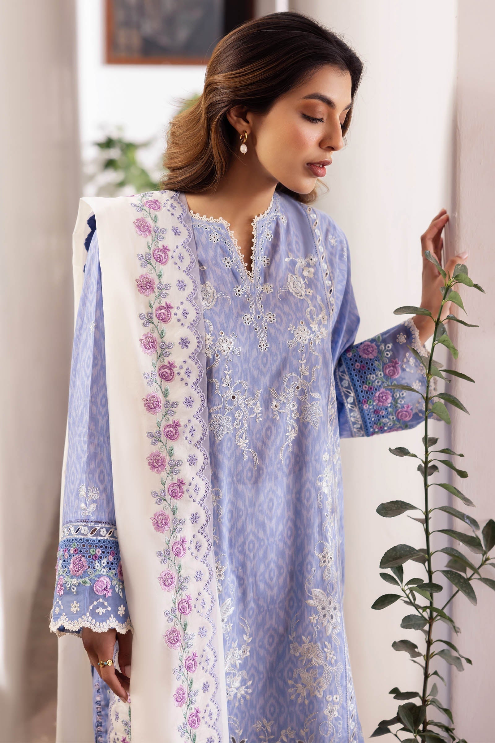 Zaha | Lawn 24 | NARINA (ZL24-15 B) - House Of Anaya