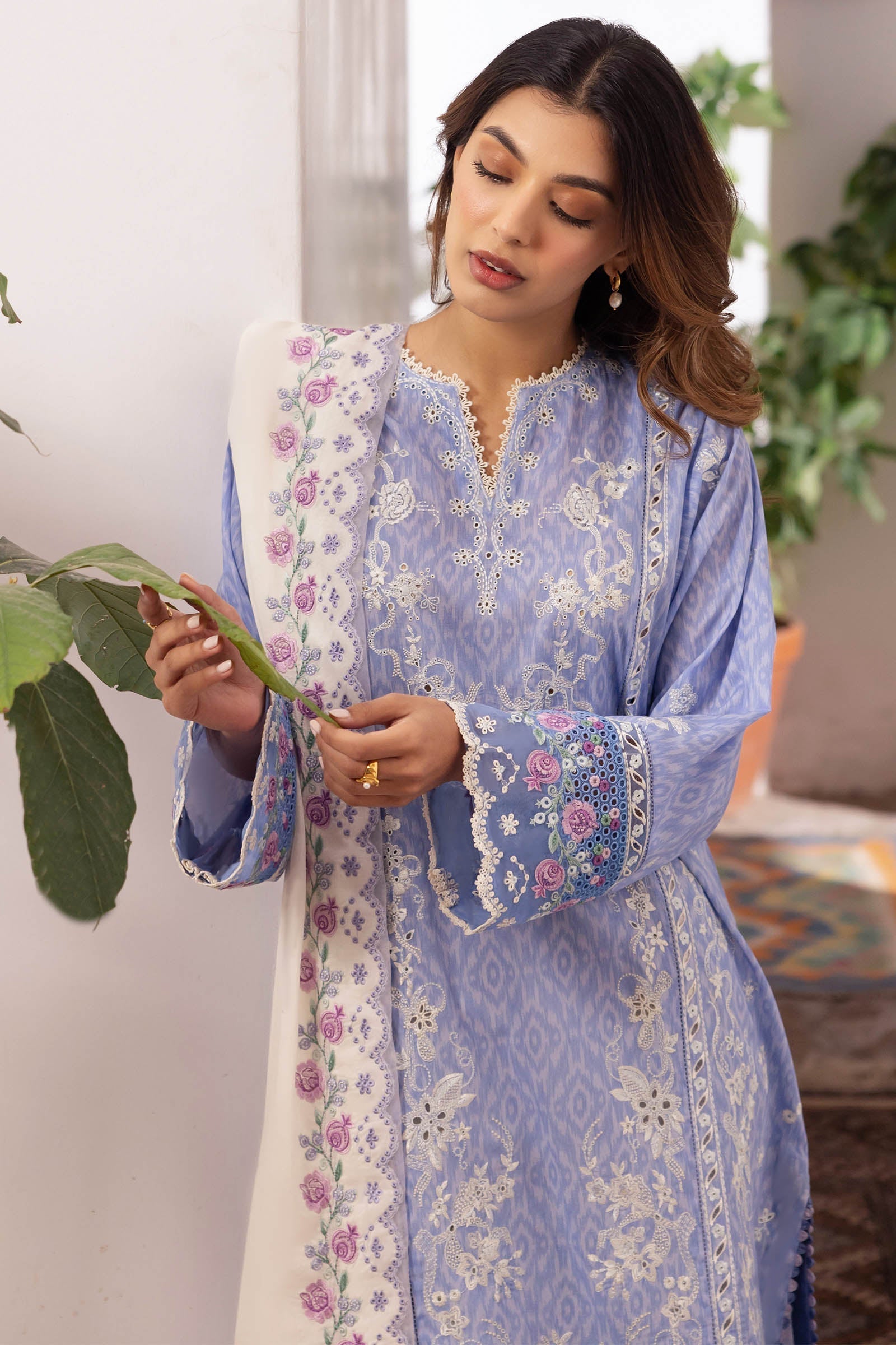 Zaha | Lawn 24 | NARINA (ZL24-15 B) - House Of Anaya