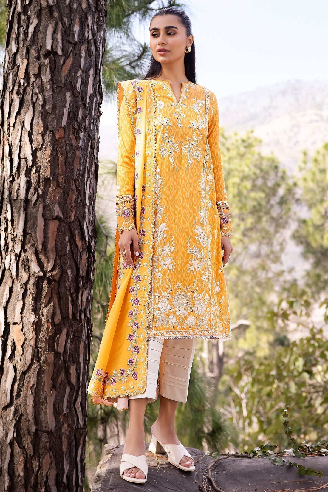 Zaha | Lawn 24 | NARINA (ZL24-15 A) - House Of Anaya