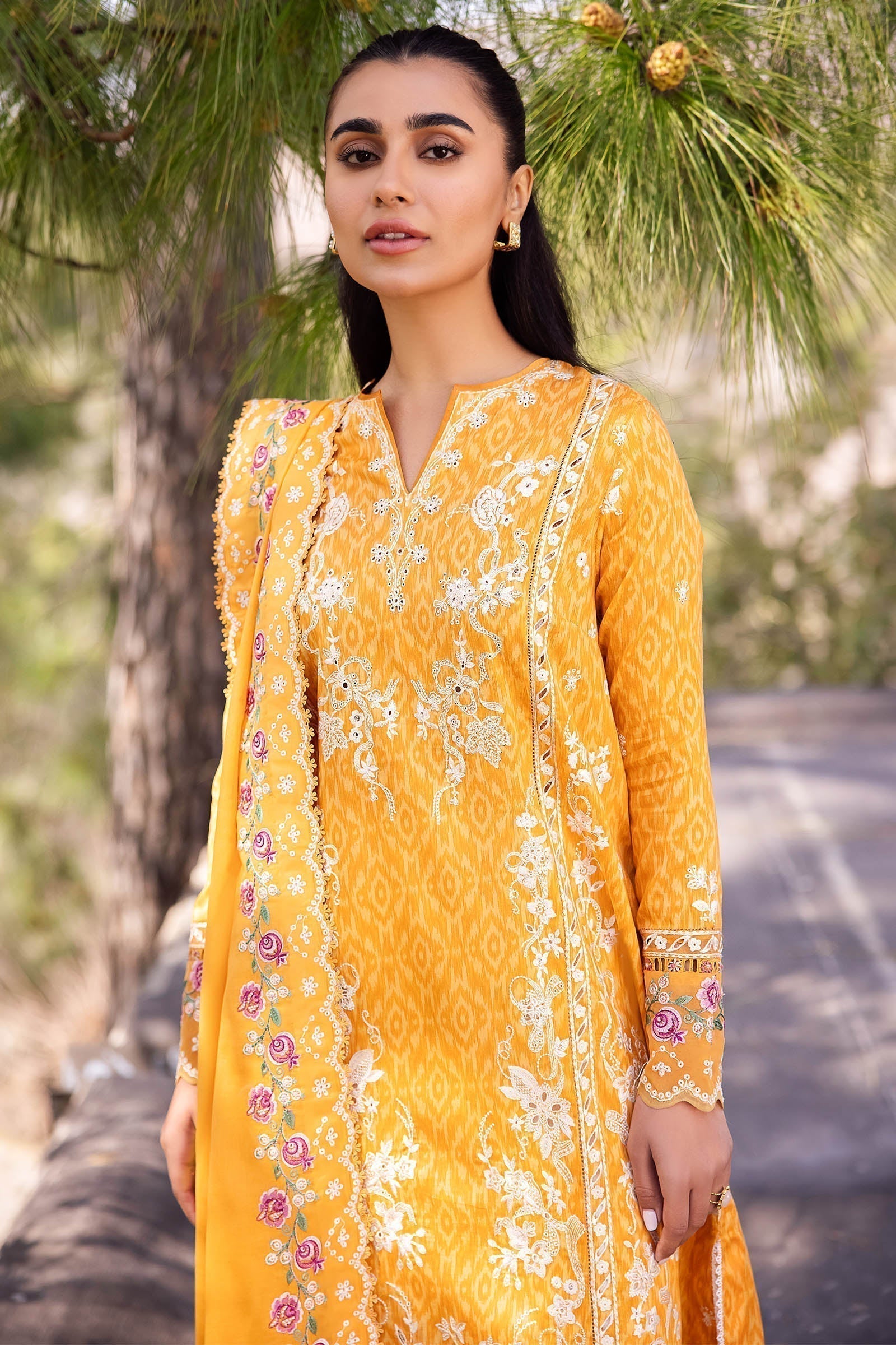 Zaha | Lawn 24 | NARINA (ZL24-15 A) - House Of Anaya